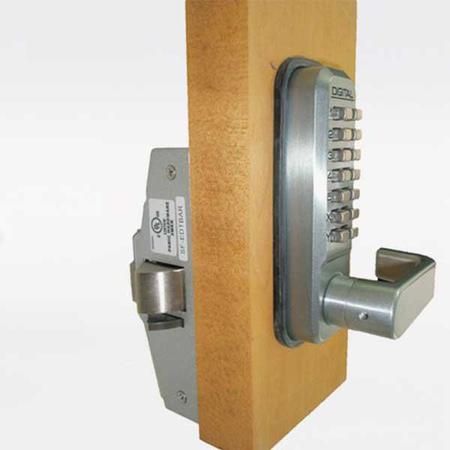 Lockey Lockey:Mechanical Lever For Push Bar - Marine Grade Satin Chrome Finish 285-P-SC-MG